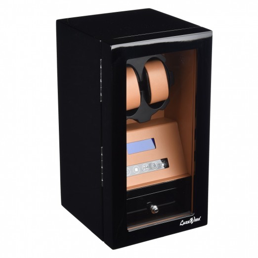 Шкатулка для автоподзавода часов LuxeWood LW201X-1BR